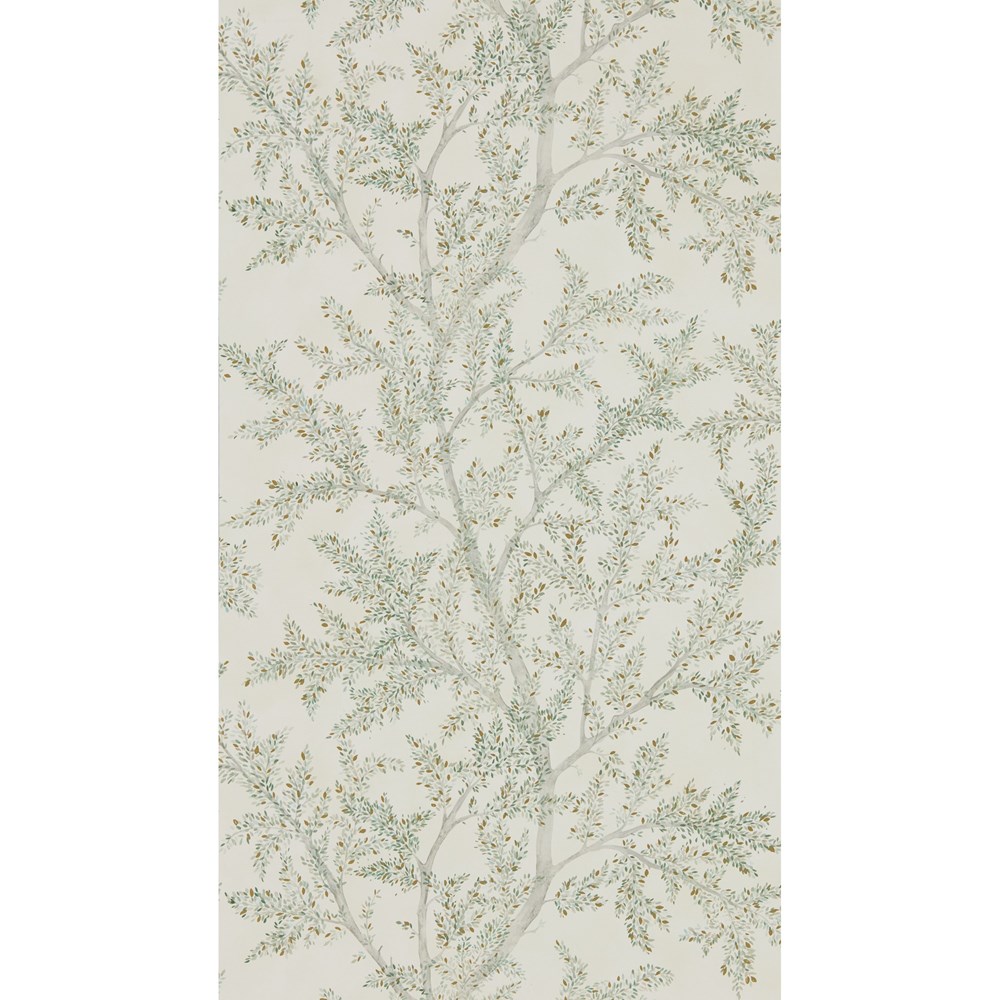 Farthing Wood Wallpaper 216614 by Sanderson in Sage Grey